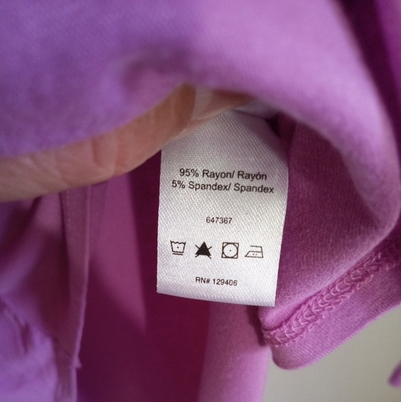 Venus drop shoulder high low long sleeve top women's size small - Picture 6 of 8